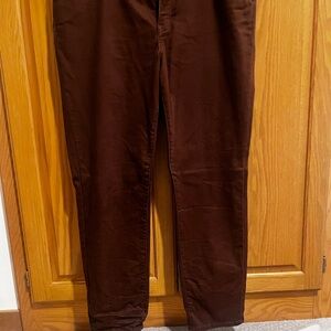 Talbots Women's Straight Leg Jeans in Rich Brown